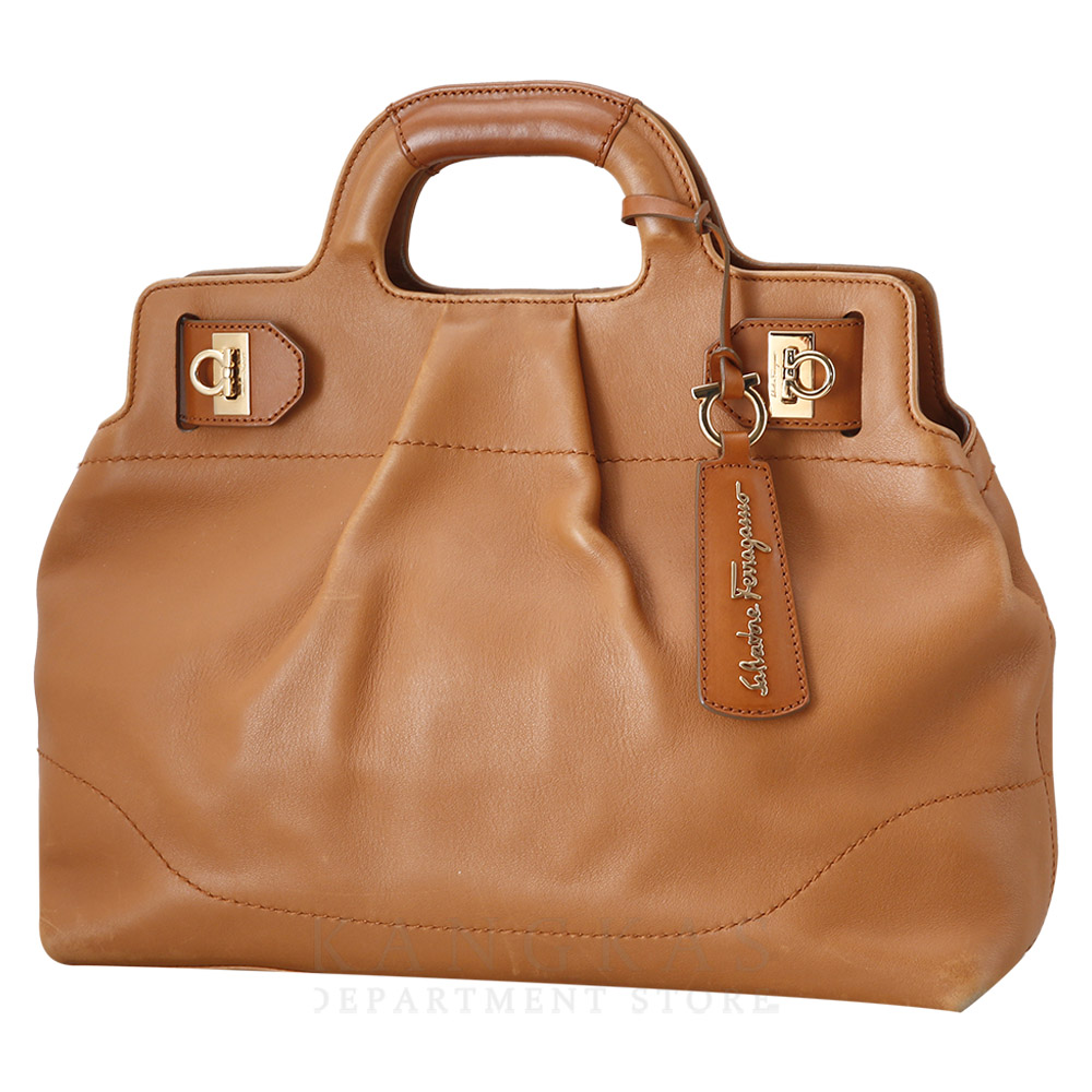 FERRAGAMO(USED)페레가모 레더 간치니 토트백